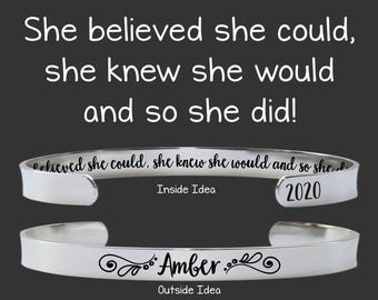 Graduation Gift for Her | Graduation Gift | Grad Gift | Class of 2026 | High School Graduation Gift | College Graduation Gift | She Believed