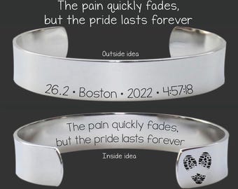 Cadeau marathonloper | Marathoncadeau | Marathonarmband | Marathonsieraden | Cadeau halve marathon | 26,2 | 13,1 | Trots is voor altijd