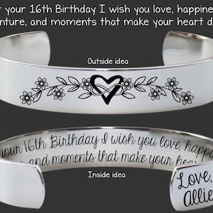 16th Birthday Gift | 16 Year Old | 16 Year Old Girl Gift | 16 Birthday | Daughter Gift | Granddaughter Gift | Sweet 16 Gift | Friend Gift