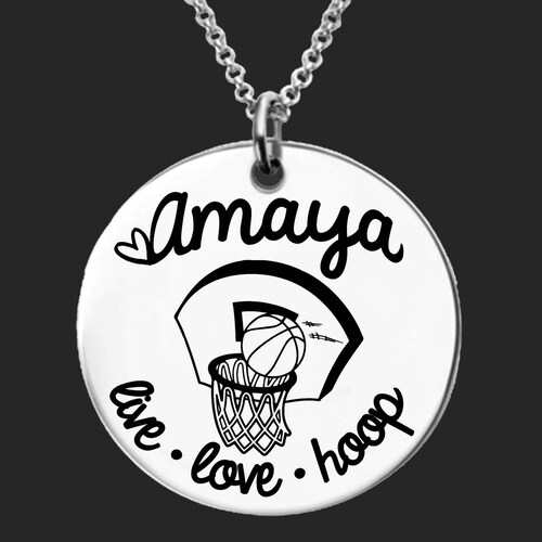 Bijoux de basket-ball | Collier de basket-ball | Cadeaux de basket-ball | Collier sport | Fille de basket-ball | Cadeaux pour les amateurs de basket-ball