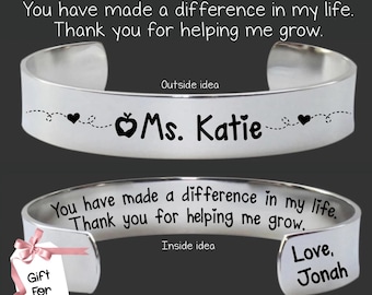 Teacher Appreciation | Teacher Appreciation Gift | Teacher Gifts | Daycare Teacher Gift | Teacher Personalized Gifts | You Made
