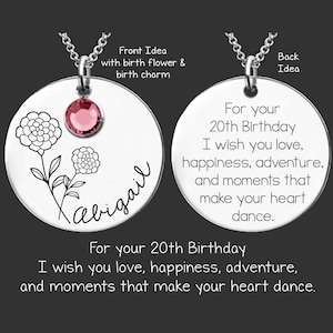 20th Birthday Gift | 20th Birthday Girl | 20 Year Old | 20 Year Old Girl Gift | 20th Birthday | Daughter Birthday Gift | Granddaughter Gift