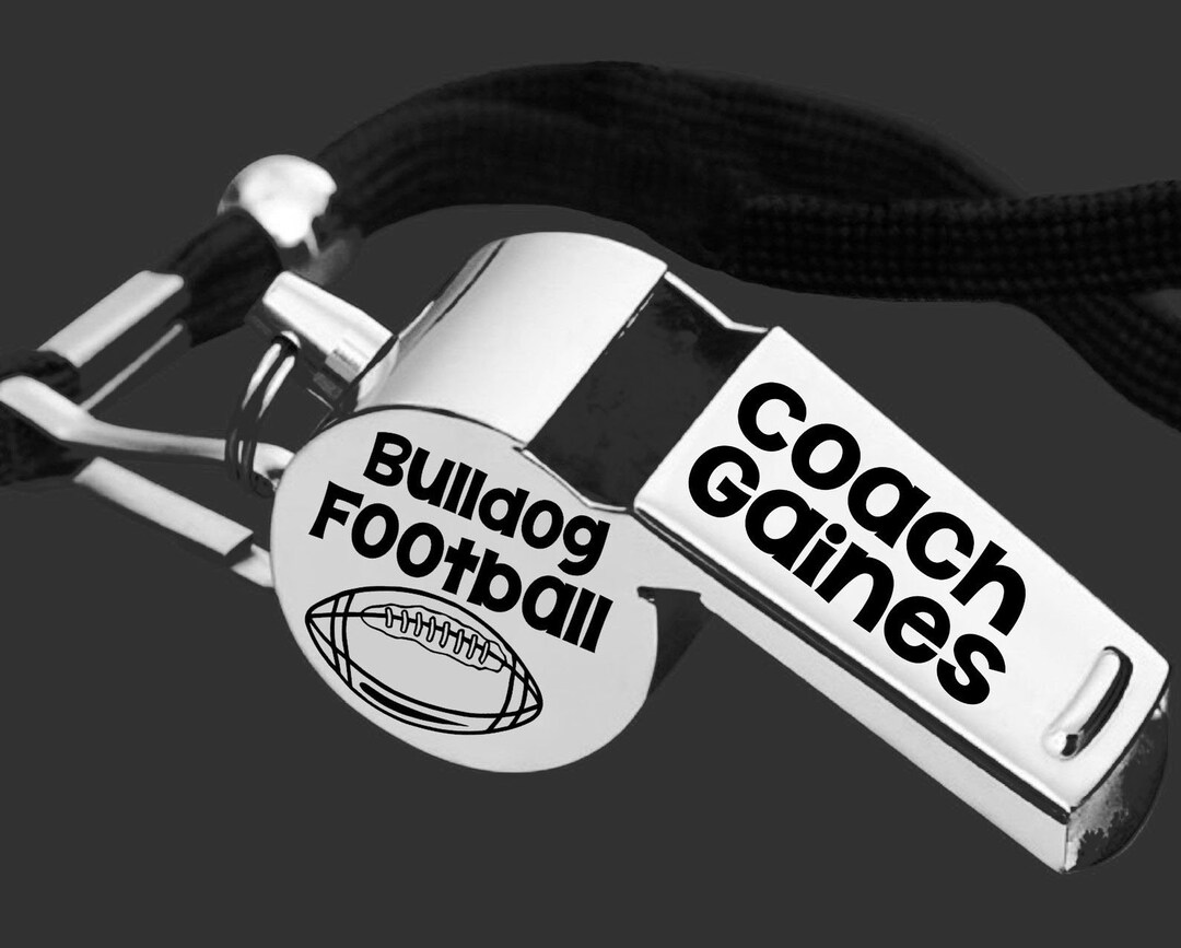 Football Whistle Football Coach Coach Whistle Coach Gift Gift for Coach
