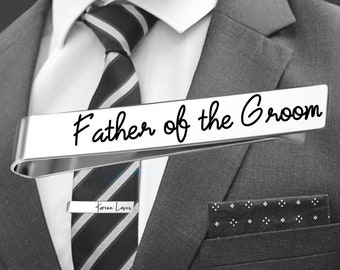 Tie Clip | Tie Bar | Father of the Groom Gift | Father of the Bride Gift | Personalized Tie Bar | Father of the Groom | Father of the Bride