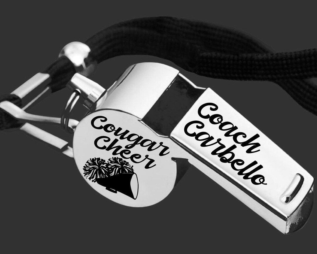 Cheer Coach Whistle Coach Whistle Coach Gift Gift for Coach Coach