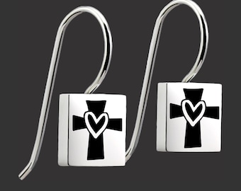 Tiny Cross Minimalist Earrings | Faith Gifts | Gifts Of Faith | Christian Gifts | Christian Jewelry | Faith Jewelry