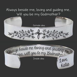Godmother Proposal | Godmother Gift | Christening Gift for Godmother | Baptism Gift for Godmother | Be My Godmother