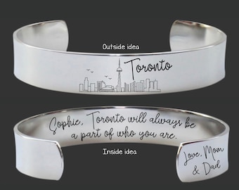 Toronto | Skyline | Cityscape | Girls Trip | Exchange Student Gift | Daughter Gift | Going Away Gift | Moving Gift | Gift For Her