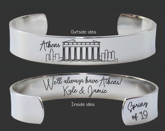 Athens  | Skyline | Cityscape | Girls Trip | Exchange Student Gift | Daughter Gift | Going Away Gift | Moving Gift | Gift For Her