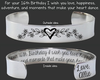 16th Birthday Gift | 16 Year Old | 16 Year Old Girl Gift | 16 Birthday | Daughter Birthday Gift | Granddaughter Birthday Gift | Sweet 16 Gif