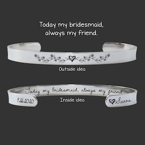 Bridesmaid Gifts | Bridal Party Gifts | Custom Personalized Bridal Party Gifts | Gifts for Bridesmaids | Today My Bridesmaid