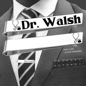 Pince à cravate Doctor | Cadeaux médecin | Cadeau pour médecin | Cadeau médecin | Cadeau pour médecin | Cadeau pour docteur | Docteur Noël