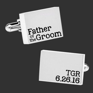 Father of the Groom | Wedding Gift | Dad Gift | Personalized Cufflinks | Father Gift | Father Gifts | Mens Gifts | Gifts