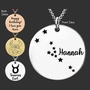 Taurus Constellation Necklace | Taurus Gifts | Gifts for Taurus | Taurus Birthday | Birthday Gift for Taurus | Easter Gift for Taurus