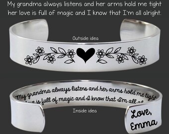 Grandma Gift | Grandma Birthday Gift | Grandmother Gift | Gift for Grandma | Grandma Gift Personalized | Grandma Bracelet | My Grandma