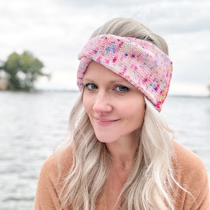 KNITTING PATTERN: Kindra Headband Knitting Pattern | Fair Isle Colorwork Headband/ Head Wrap Pattern
