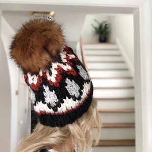 STRICKMUSTER: Glimmer Beanie Strickanleitung | Fair Isle Mütze Strickmuster | Neugeborene, Baby, Kleinkind, Kind, Erwachsene Größen