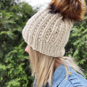 Super Bulky Cable Hat Knitting Pattern: Char Char Hat (PDF Pattern) - Etsy