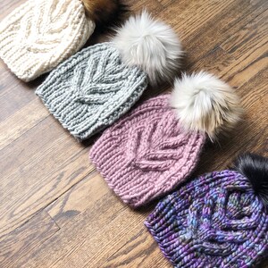 Super Bulky Cable Hat Knitting Pattern: Char Char Hat (PDF Pattern) - Etsy
