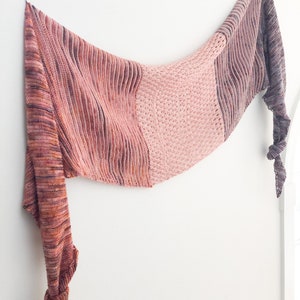 KNITTING PATTERN: Desert Weather Shawl Knitting Pattern Lace Shawl Knitting Pattern image 5