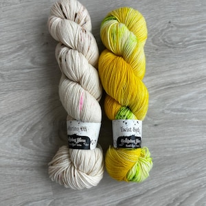 DESTASH! Hedgehog Fibres Merino DK and Twist Sock
