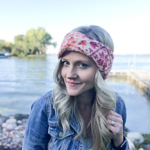 KNITTING PATTERN: Betty Headband Knitting Pattern | Stranded Colorwork Earwarmer