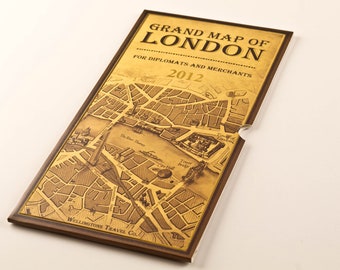 1800s Style Travellers Map of London 2012 (Paper)