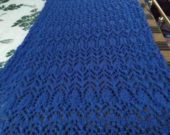 Hues of Blues Afghan