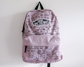 lilac vans backpack