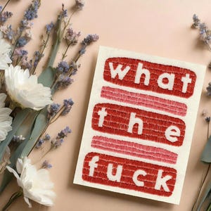 What the Fuck - Wenskaart
