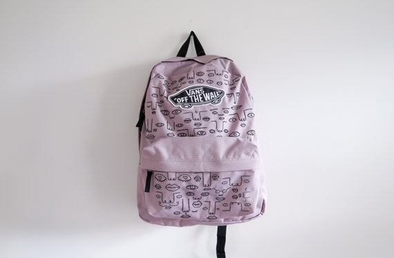 Perseus internettet indenlandske Buy Happy Chaps Embroidered Lilac Vans Backpack // Hand Embroidery Online  in India - Etsy