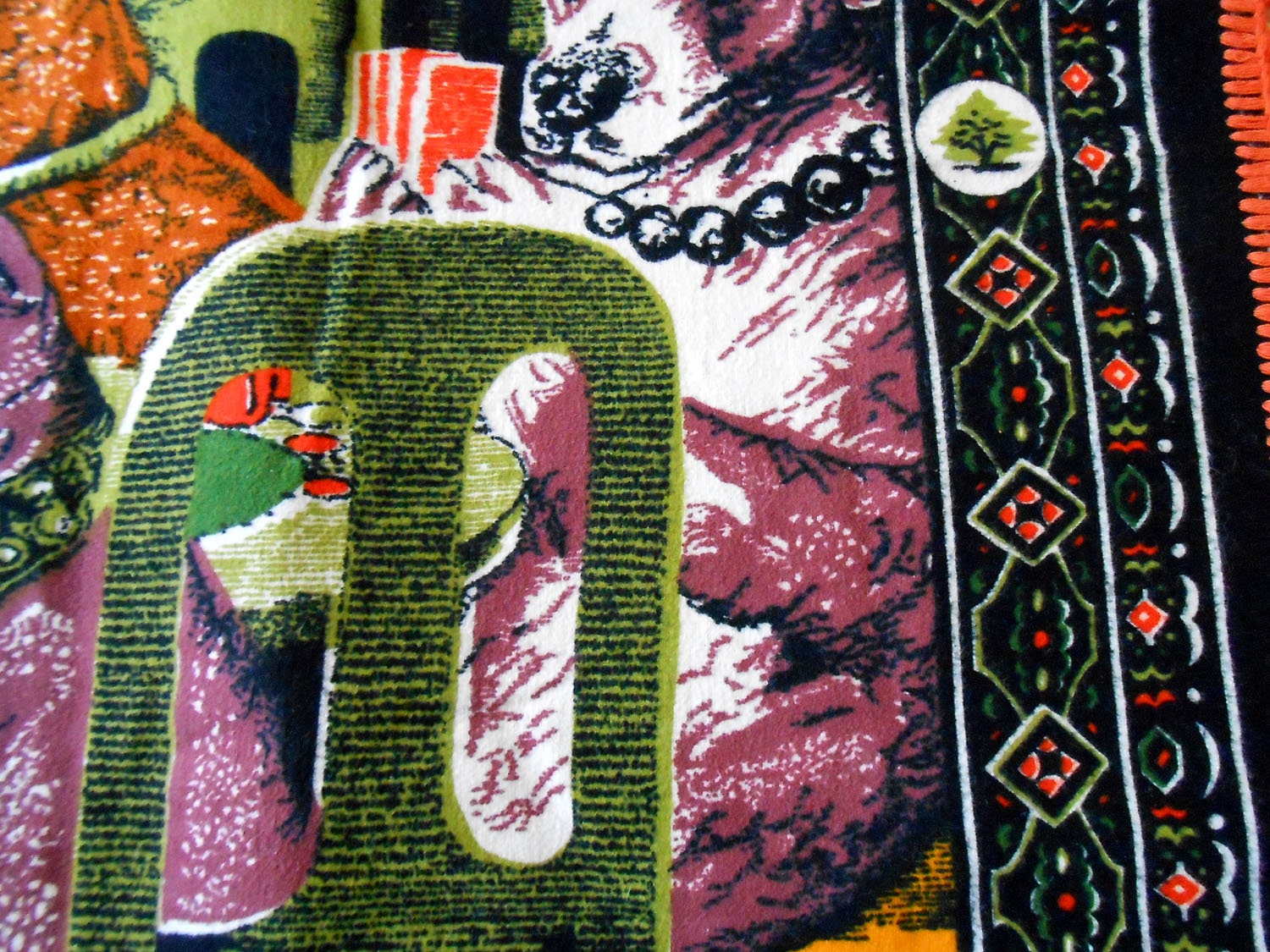 Vintage Poker Playing Dogs Area Rug Carpet Wall Hanging Fabric Etsy