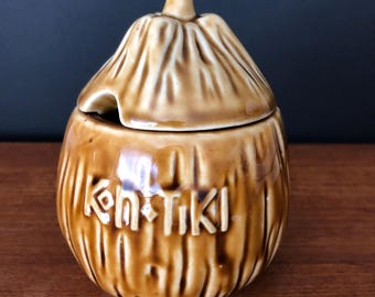 Kon Tiki Coconut Sugar Bowl – Daga Hawaii Restaurant Ware