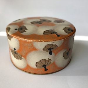 Coty France Boîte à poudre en carton Rachel Nacre Au Parfum Paris Rene Lalique Design vintage