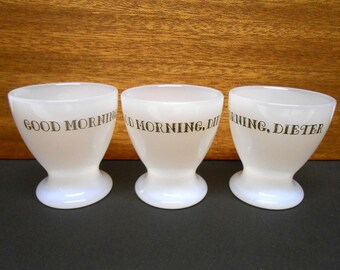 Milk Glass Egg Cup - Etsy