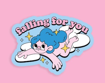 Falling For You Vinyl Sticker