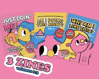 3 Volume Zine Collection