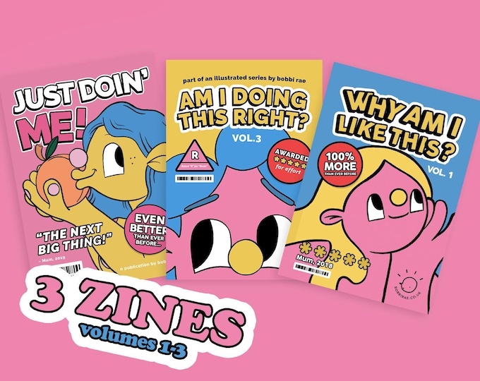 3 Volume Zine Collection