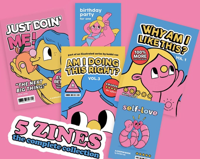 5 Volume Zine Collection