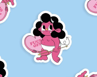 Naughty Devil Vinyl Sticker