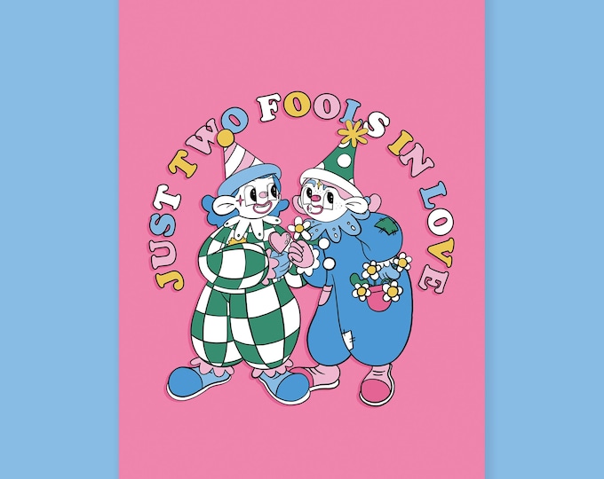 Fools in Love A6 Card