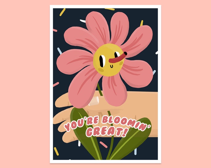 Bloomin' Great A6 Card