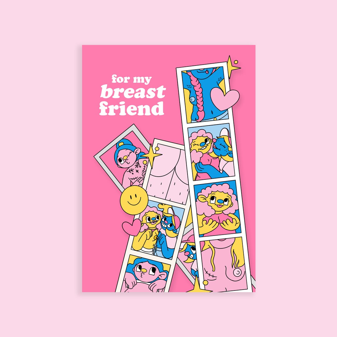 Breast Friend A6 Card Etsy