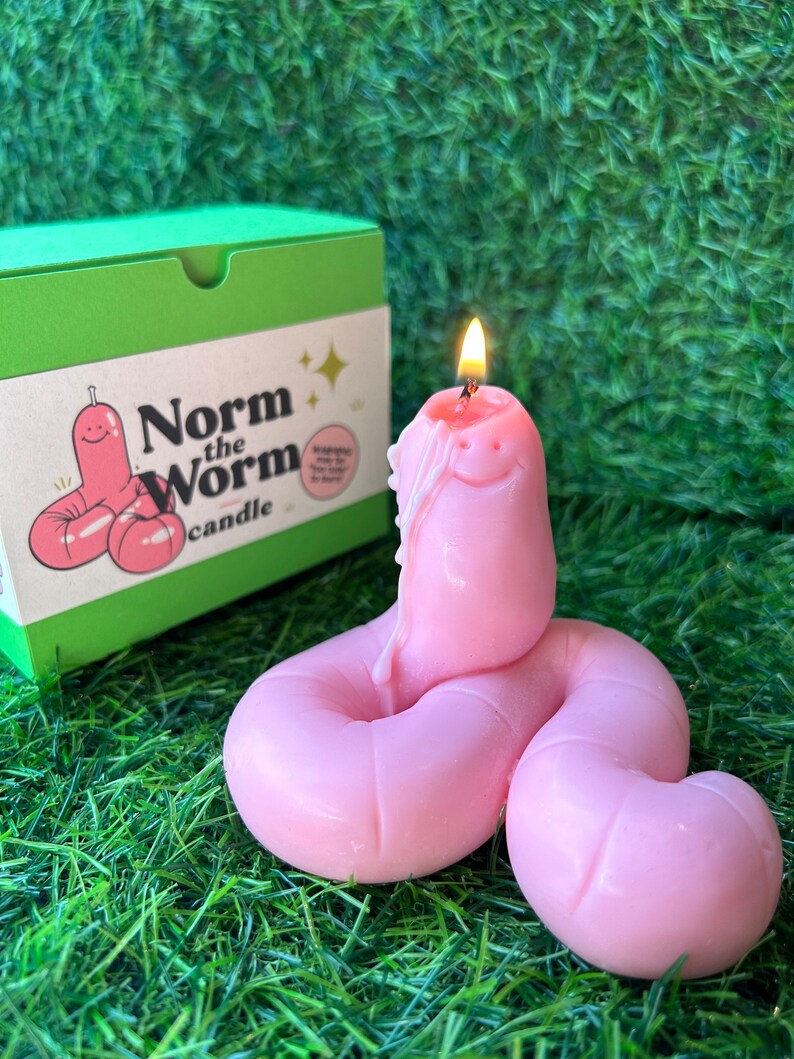 Norm the Worm Handmade Soy Candle image 6