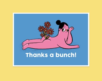 Thanks a Bunch A6 Card