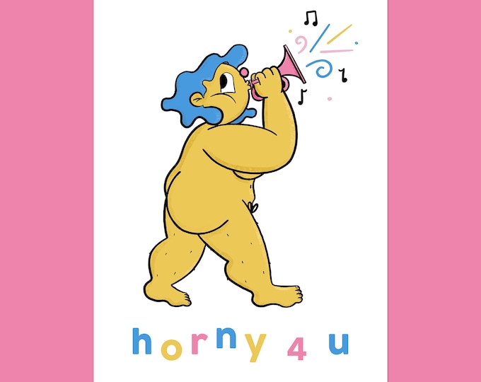 Horny 4 u A6 Boobie Card