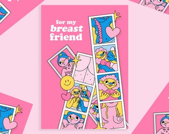 Breast Friend A6 Card