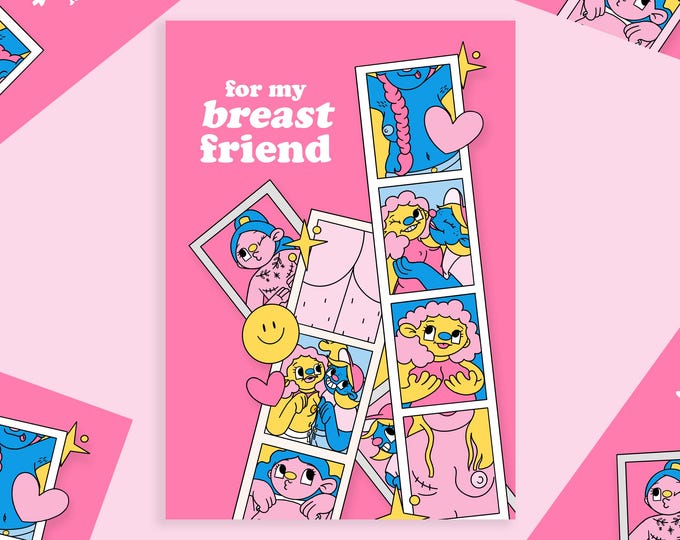 Breast Friend A6 Card