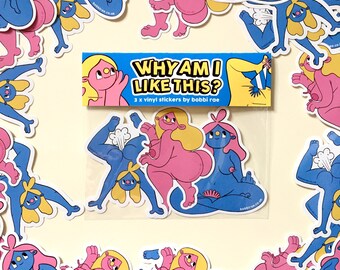 Why am I like this? Vinyl Sticker Set