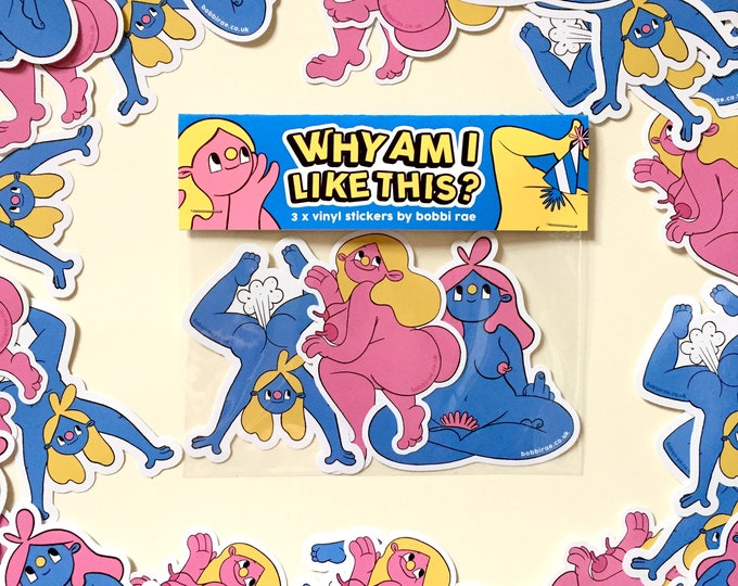 Why am I like this? Vinyl Sticker Set
